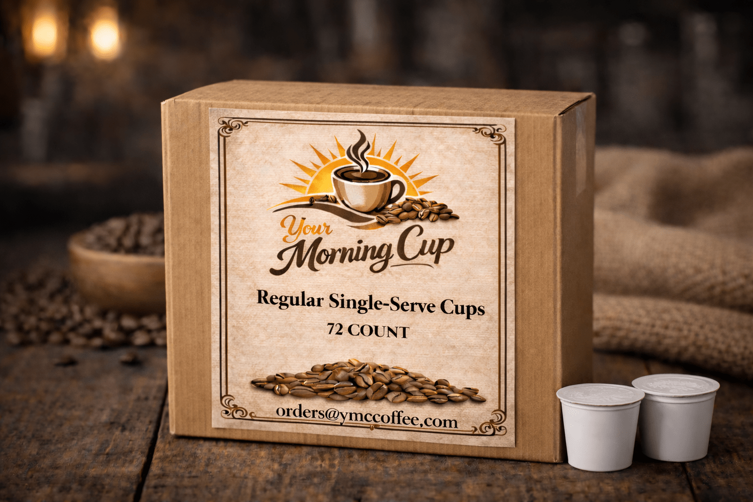 Regular Single - Serve Cups 72 Count (Bulk Pack) - Your Morning Cup Coffee