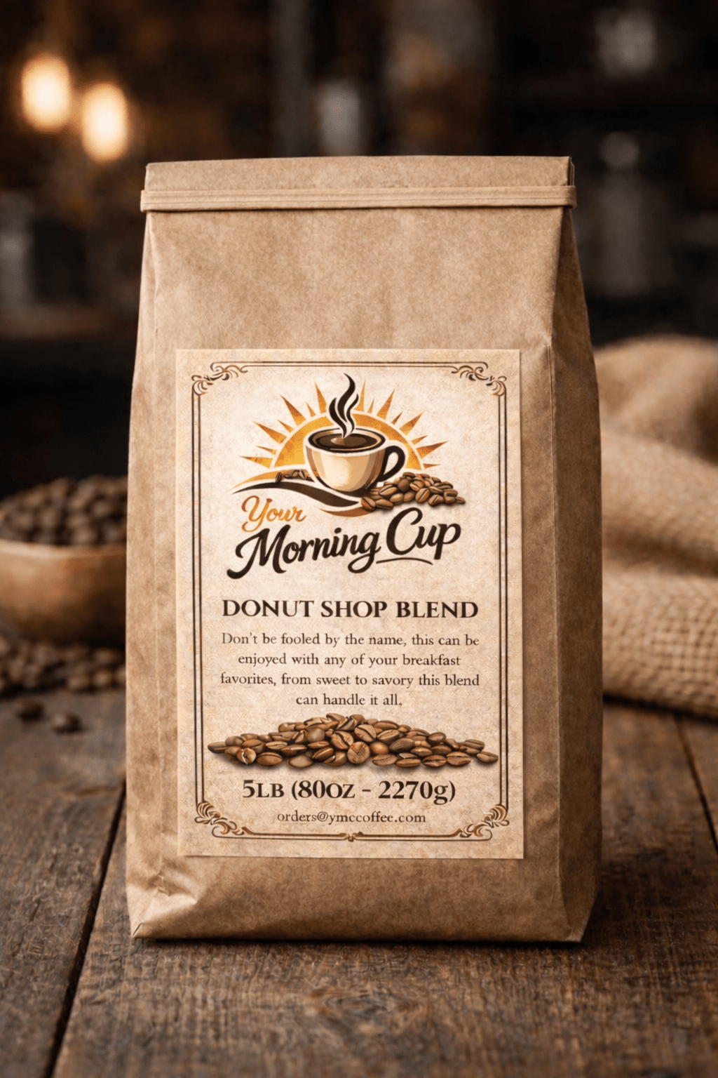 Donut Shop Blend - Your Morning Cup Coffee