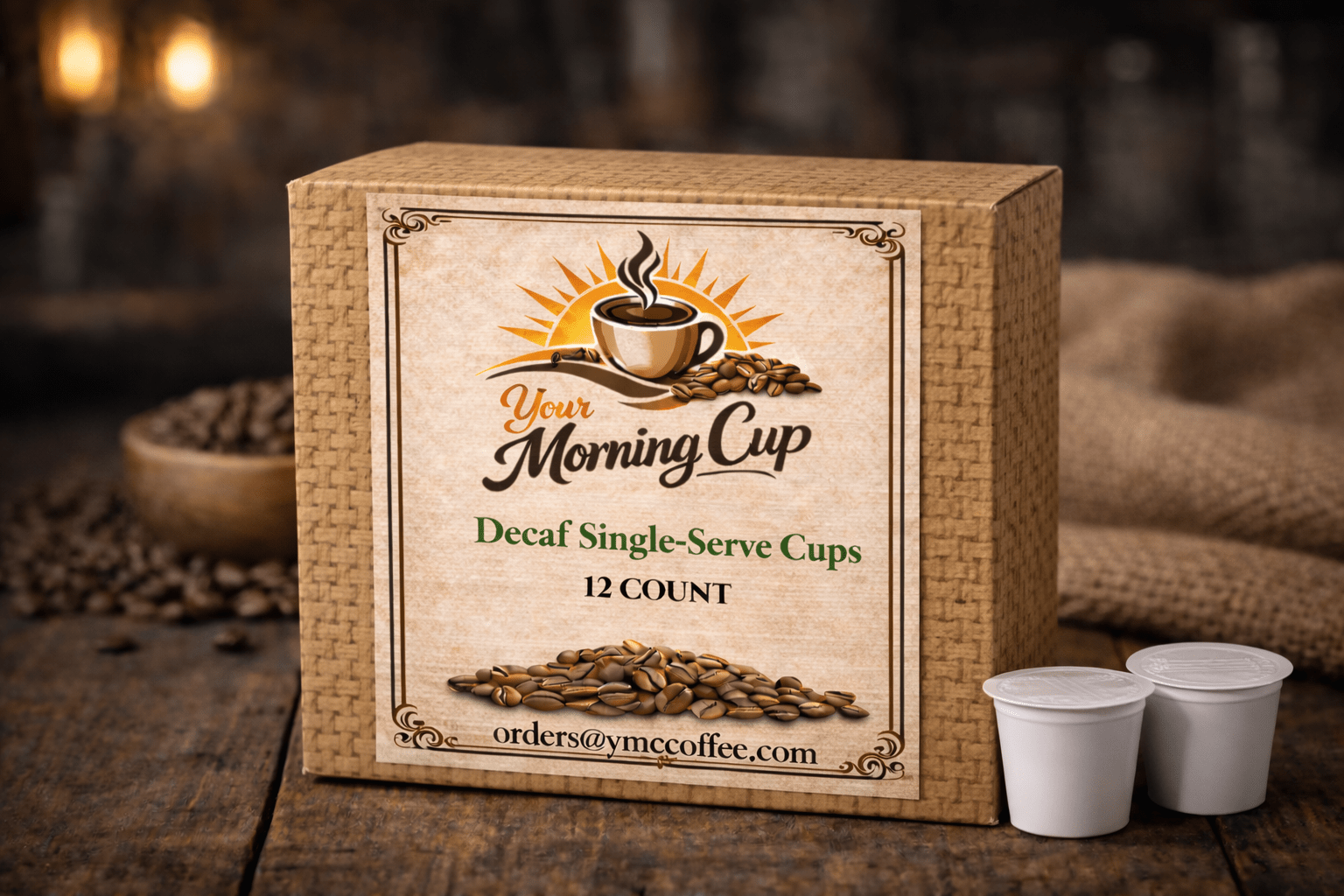 Decaf Single - Serve Cups 12 Count - Your Morning Cup Coffee