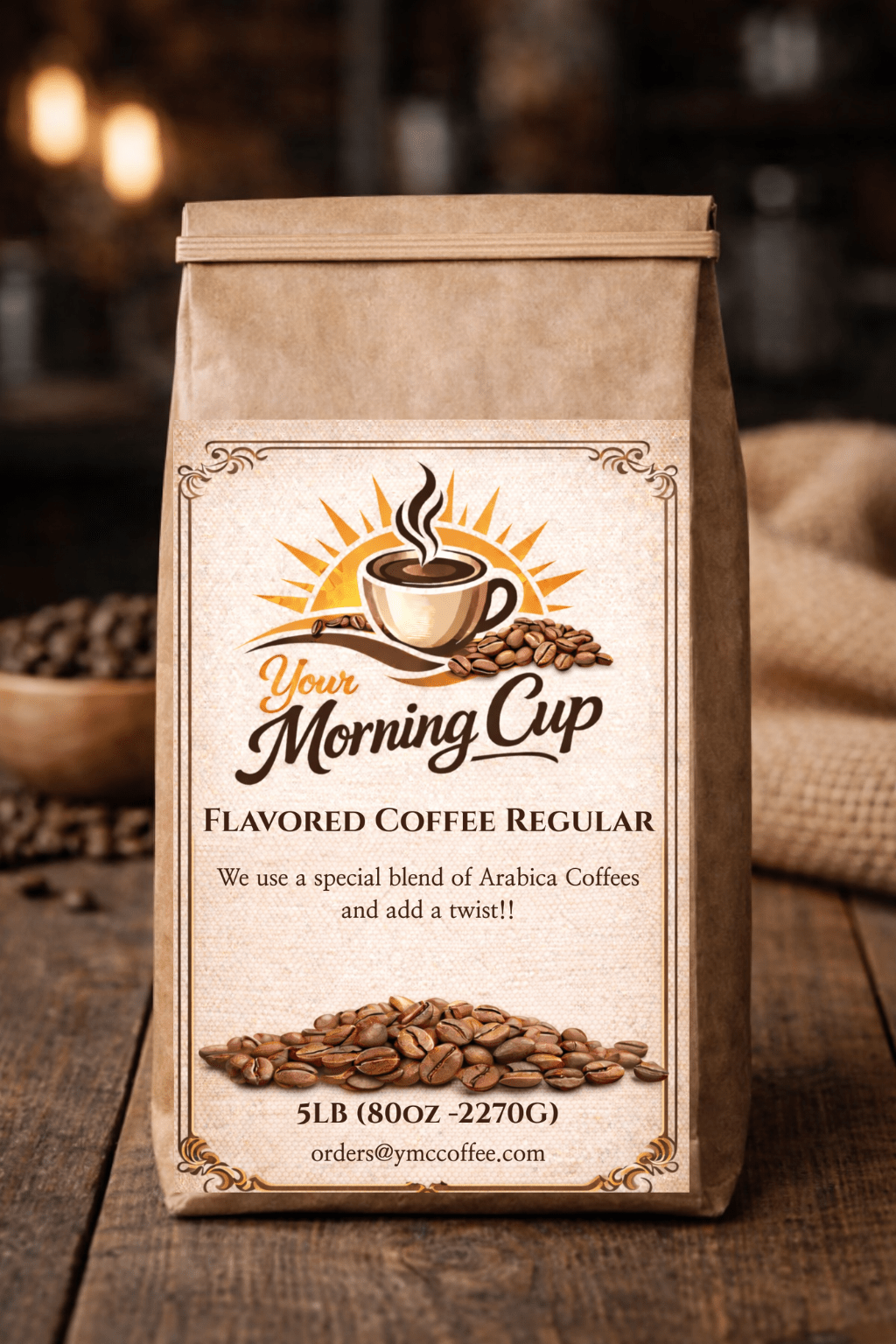 Flavored Coffee Regular 5lb Bag - Choose your favorite! - Your Morning Cup Coffee